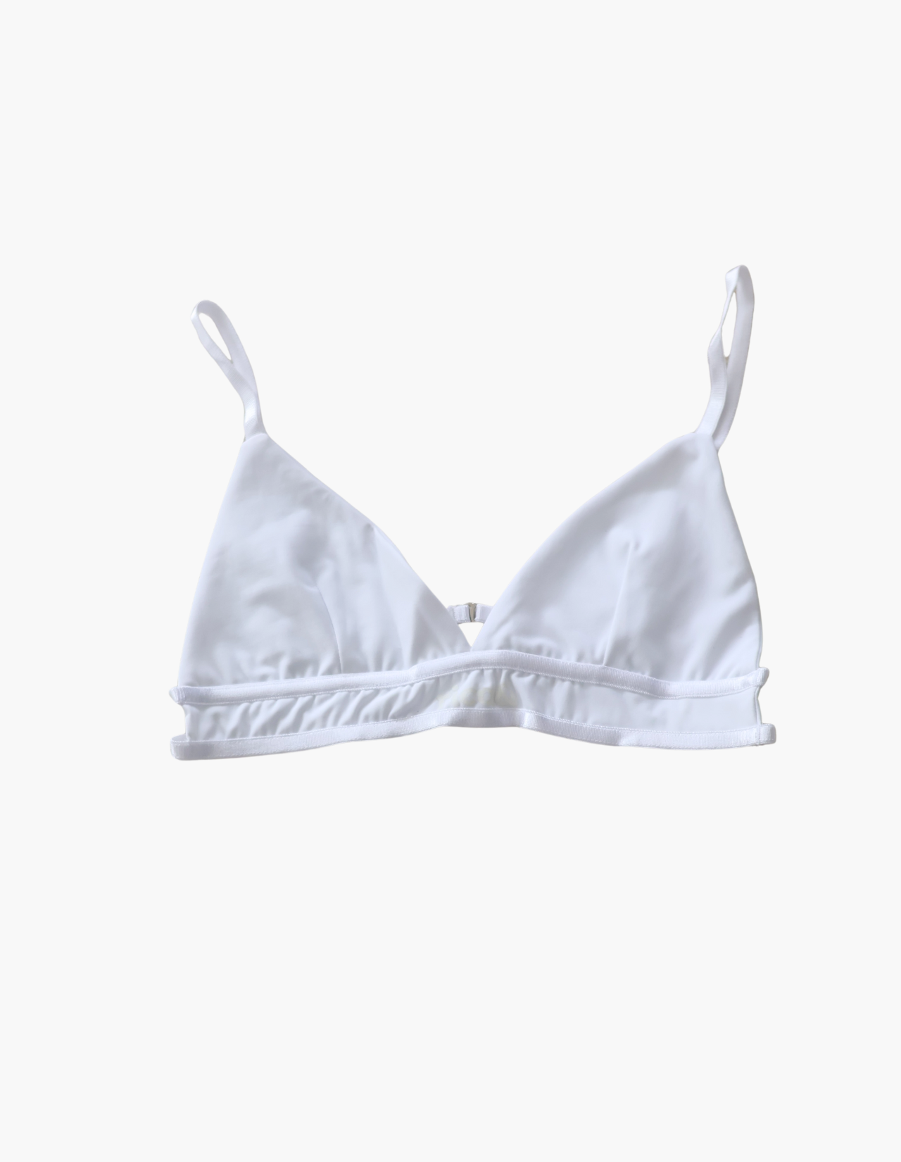 basic white bralette