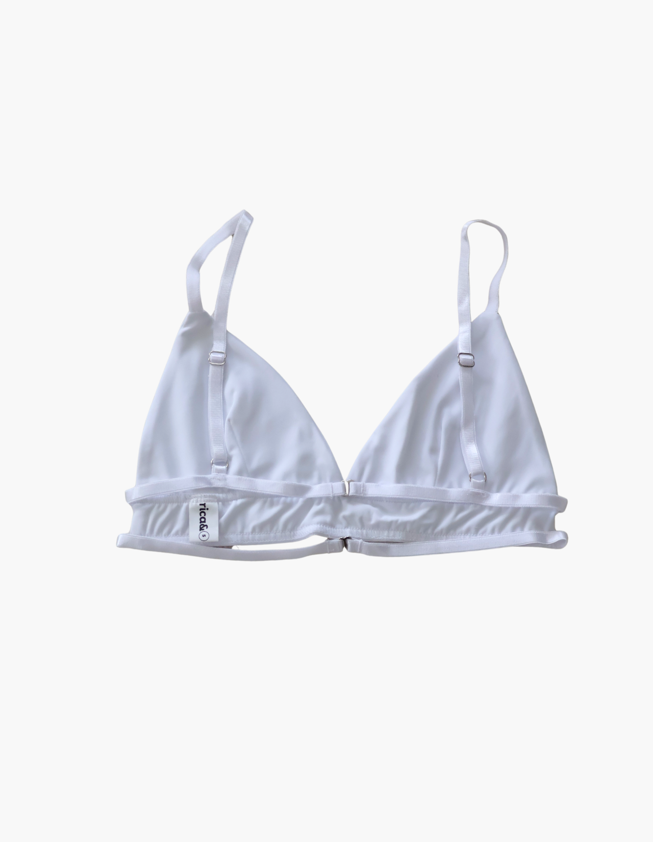 basic white bralette