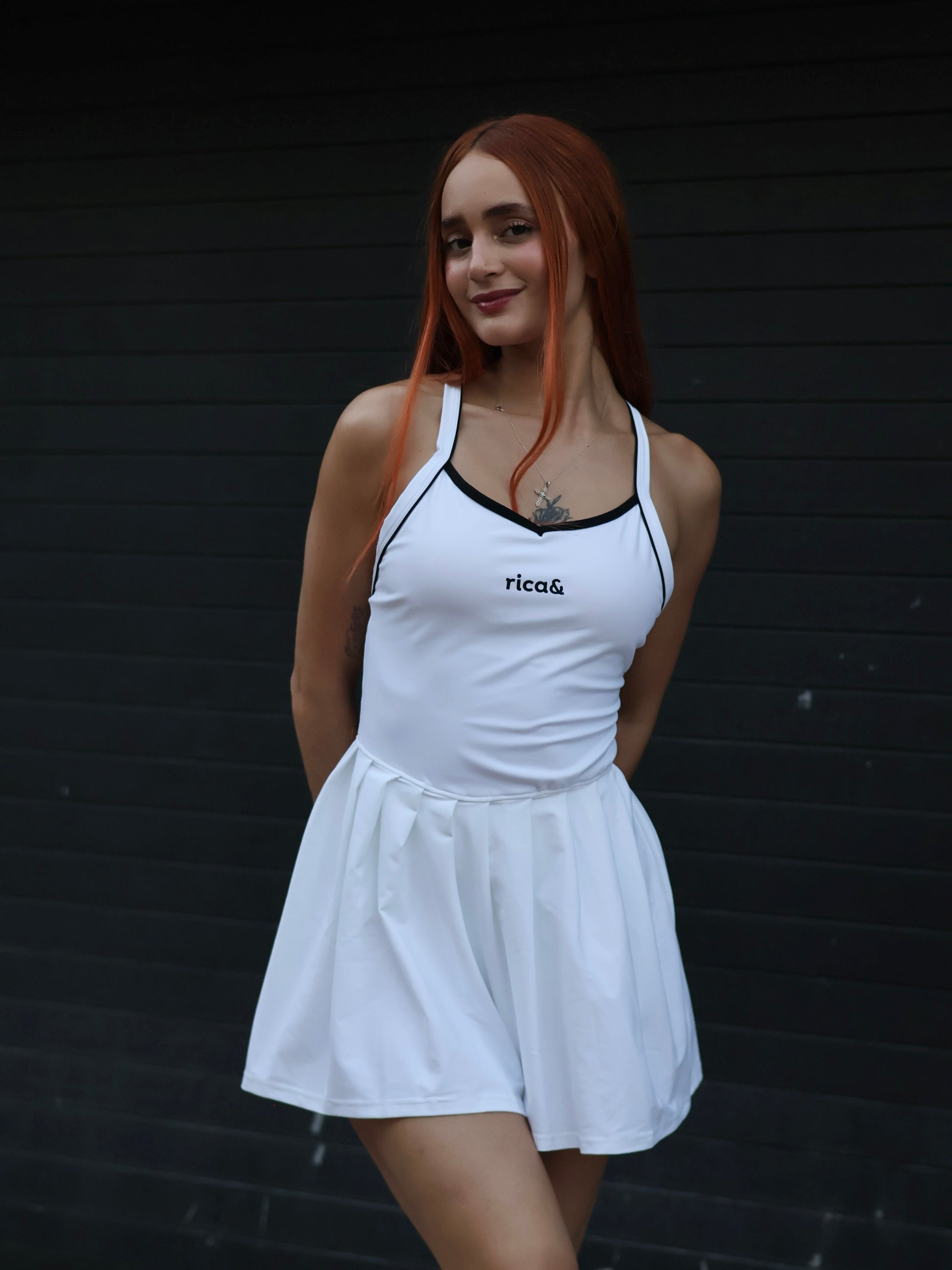 game on dress white
