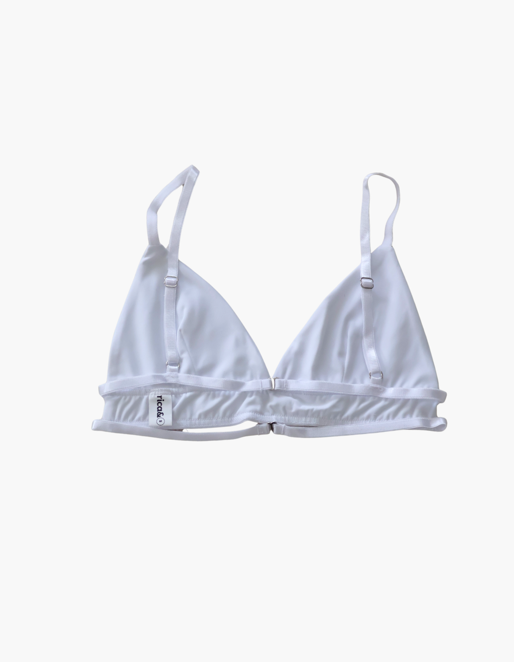 basic white bralette