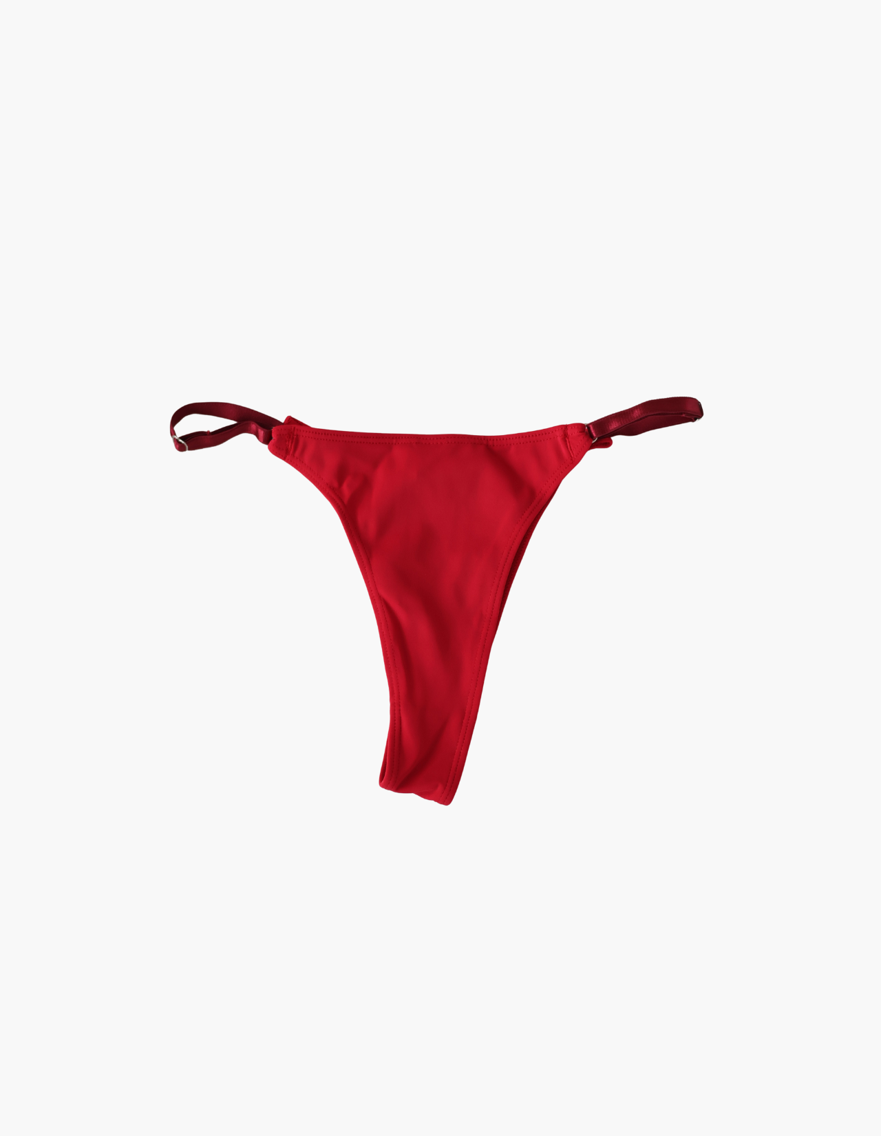 basic red thong