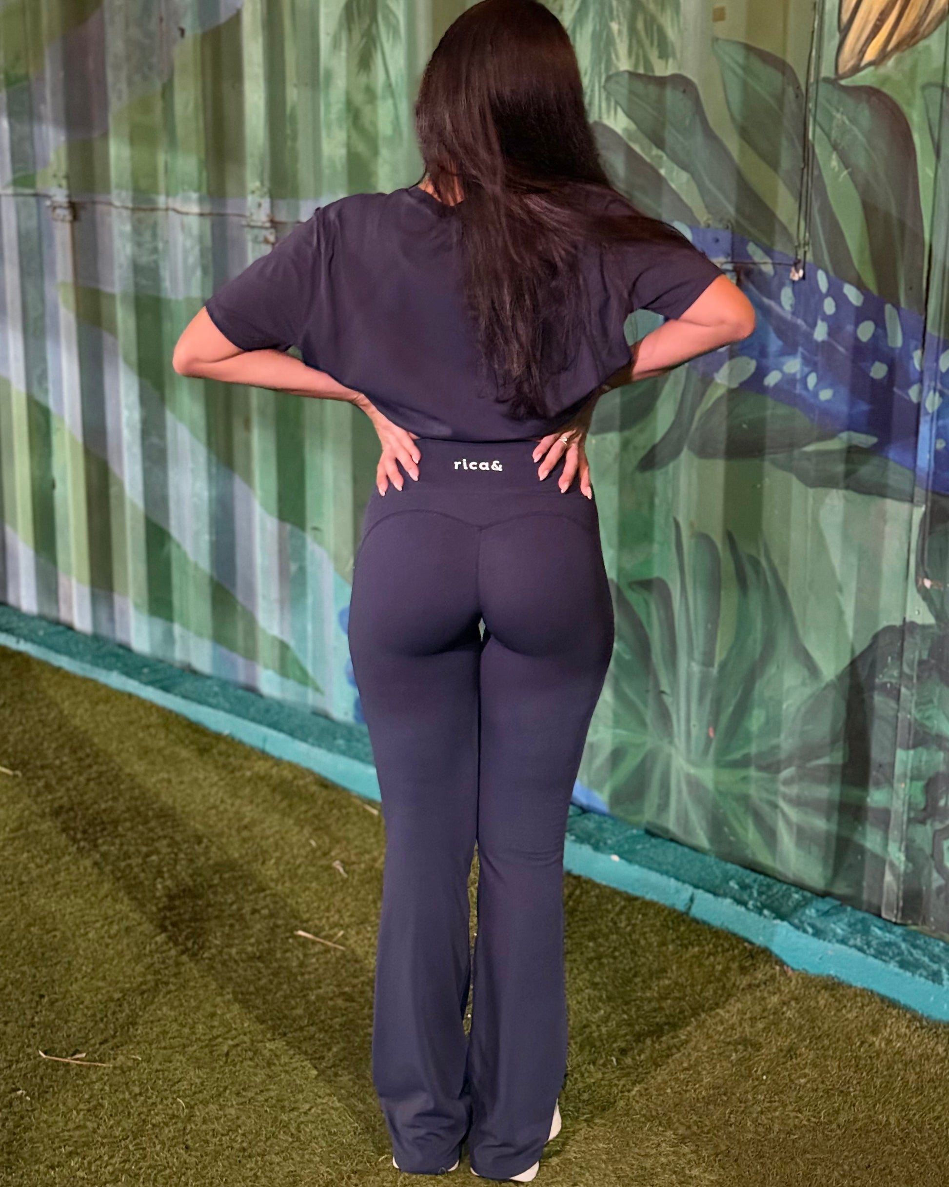 move crop top + legging (pre-venta) dark blue