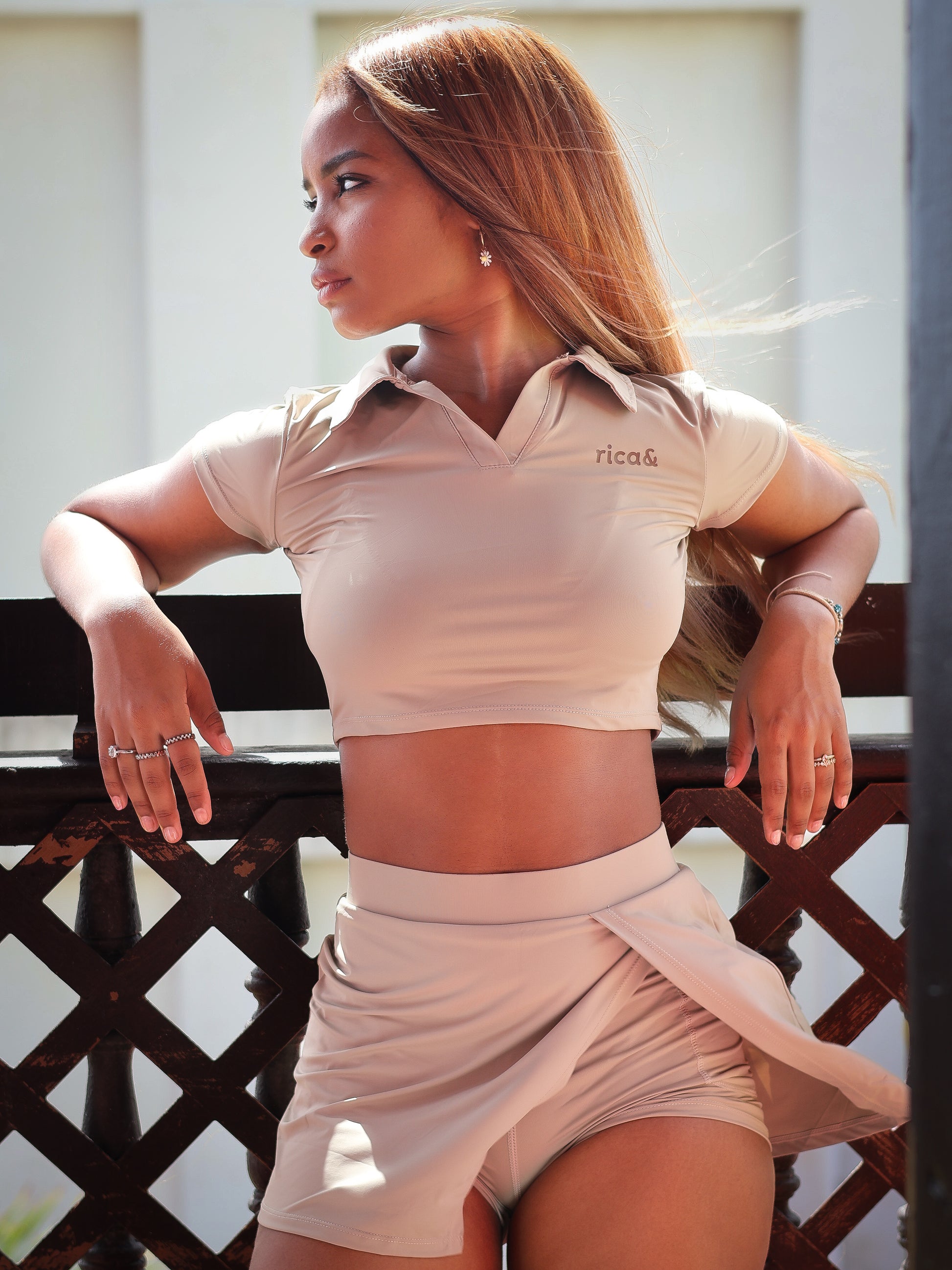 rica& skort set