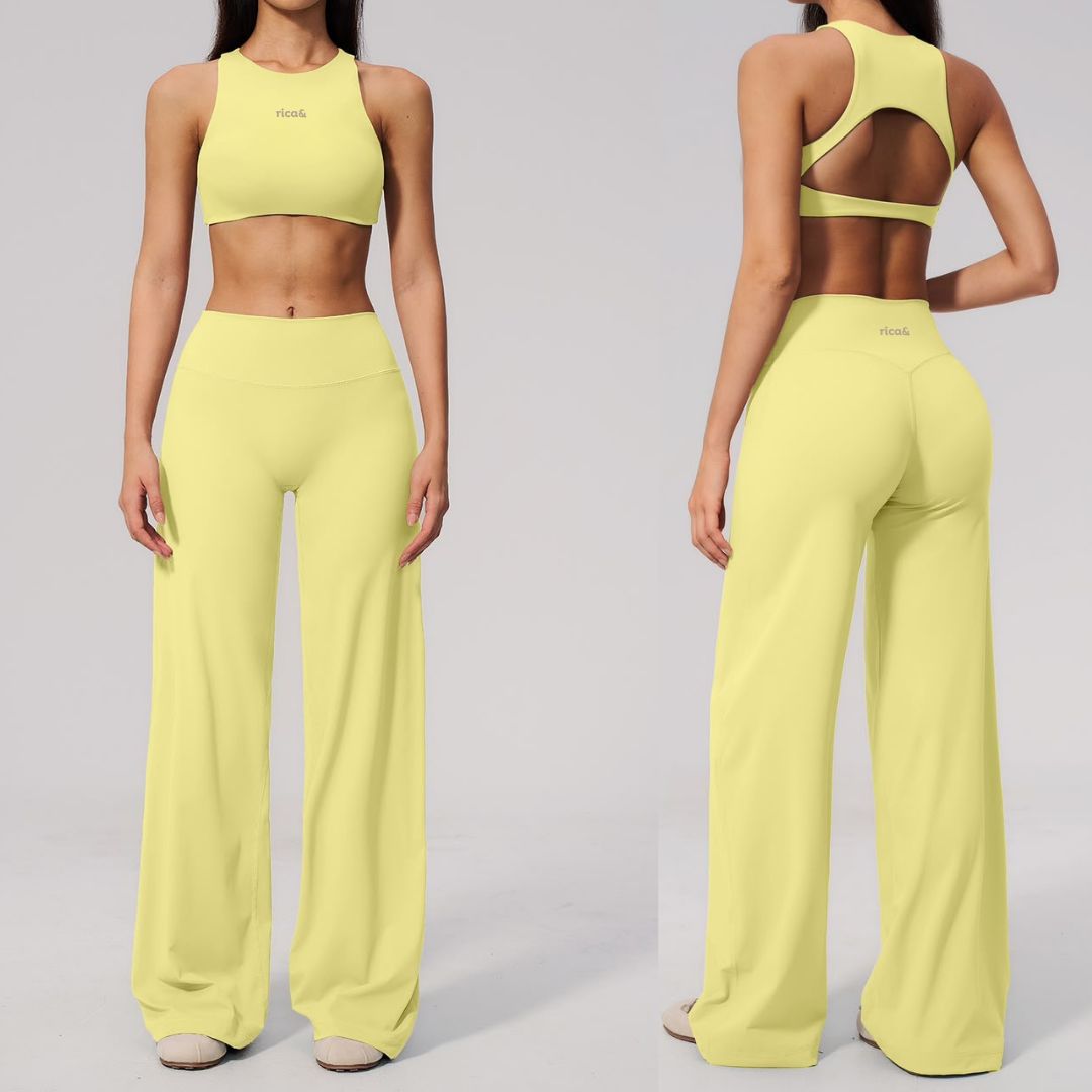 activa set yellow (top + legging)